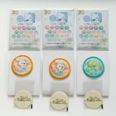 ワッペン 3点セット Duffy and Friends 20th