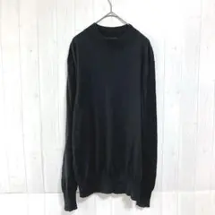 AMERICAN　RAG CIE 長袖ニットセーター　シルク50％　ブラック　S