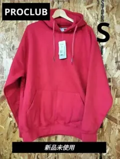 新品未使用 プロクラブ 142 プルオーバーパーカー S レッド