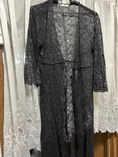 earth music&ecology ロングカーディガンとおまけブローチ