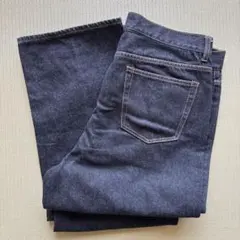 BEAMS ブラック ストレートデニムパンツのサムネイル