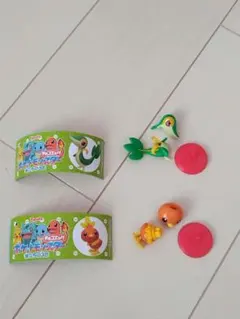 ポケモン チョコエッグ 旅立ちの3匹 アチャモ ツタージャ　2点セット