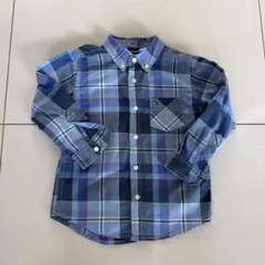 TOMMY HILFIGER チェック柄長袖シャツ 3T 90-100cm
