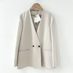 新品未使用✨セオリーリュクス　Live2 Nensi Nl ノーカラージャケット