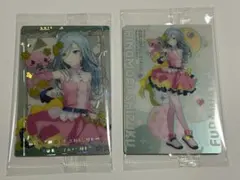 プロセカ　たまごっち　カードグミ『日野森雫＆ふらわっち』２種【新品・未使用】のサムネイル