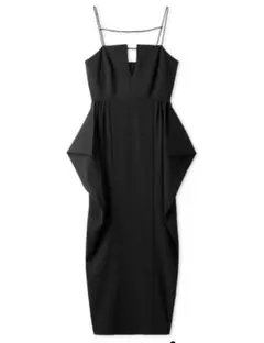 フレイアイディー　dress Lab コクーンキャミドレス　ブラック