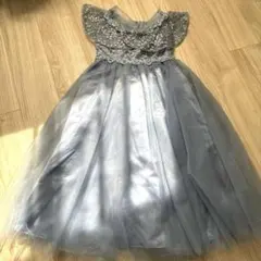 刺繍　フォーマルドレス　140