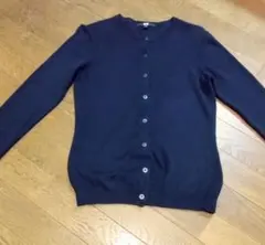 uniqloカーディガンmネイビー