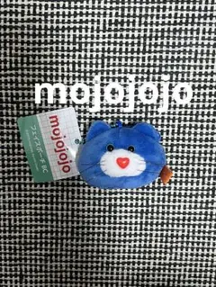 最終お値下 mojojojo フェイスマスコット フェイスポーチ 青い猫