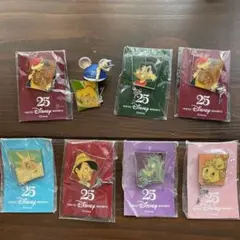 ディズニー25周年　非売品ピンバッジ＋マスコット