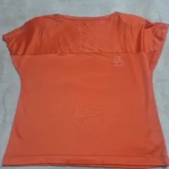 クリスチャンディオール オレンジ Tシャツ CDロゴ刺繍 フレンチスリーブのサムネイル