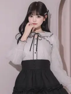 axes femme kawaii 姫袖 7分丈 ブラウス - メルカリ