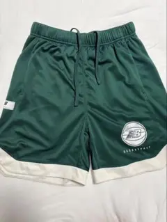 New Balance バスケットボールパンツ ダークグリーン M