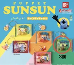 ペットスンスン　シャカシャカキャンディチャーム キウイ　ゾンゾン　3個