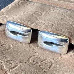 GUCCI Gロゴモチーフ カフリンクス シルバー(Ag925) カフス 美品
