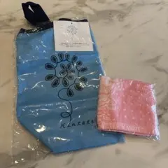 ピーターラビット オリジナルハンカチタオル ピンク、エコバッグ