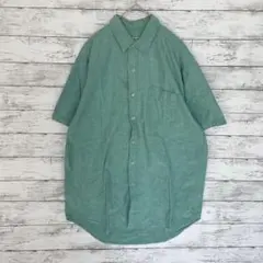 N128★CB COMPANY/シャツ/緑/半袖/コットン100％/Ｆ