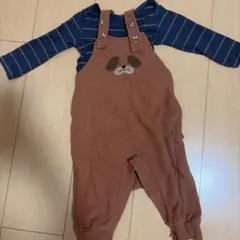 ベビー服 ロンパース サロペット風 2点セット