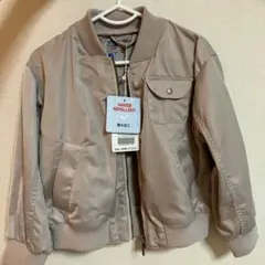 BREEZE バックフリル　MA1 ピンク　ブルゾン110cm 新品