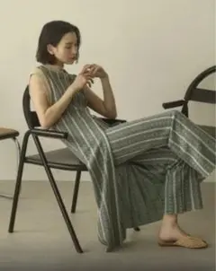 todayful 総柄ニットパンツ