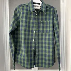 abercrombie kids チェック柄長袖シャツ XL