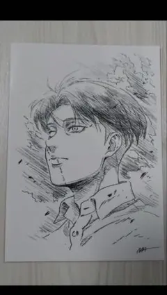 進撃の巨人 映画 特典 10週目 リヴァイ ビジュアルカード ポストカード