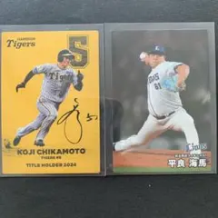 プロ野球チップス2025 近本光司　平良海馬