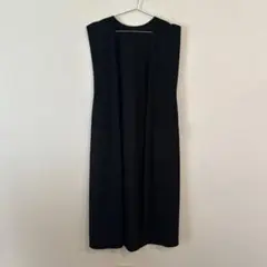 【美品】ロングジレ ☆ブラック