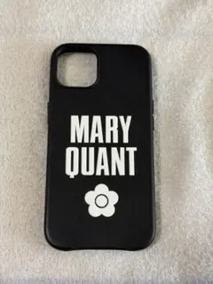 MARY QUANT iPhoneケース ブラック レザー