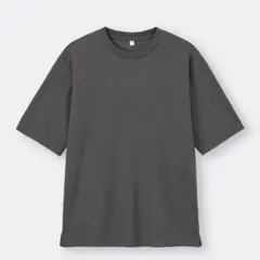 GU ジーユー ドライポンチTシャツ 5分袖 Mサイズ