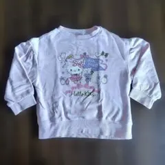 Hello Kitty パフスリーブ トレーナー ピンク 100