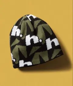 HUF ニット帽 ビーニー オリーブ ブラック
