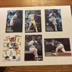 プロ野球チップカード　北海道日本ハムファイターズ　松本剛　サイン入り
