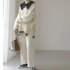 AMERICAN HOLIC ビッグカラー フロントタック ブラウスのサムネイル
