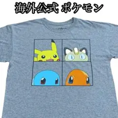 90s Y2K 海外公式 official ポケモン 初期メンバー L gray