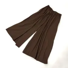 【美品】LOISIR イージーパンツ　ワイドパンツ　チェック