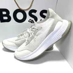 BOSS TTNM EVO ニット スニーカー ホワイト