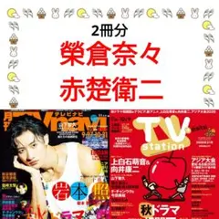 榮倉奈々 赤楚衛二 月刊TVnavi TVstation 切り抜き ②