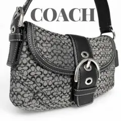 【極美品】COACH ソーホー ワンショルダーバッグ シグネチャー　入手困難