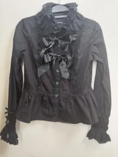 Angelic Pretty クラシカルドールブラウス長袖ブラウス リボン 黒