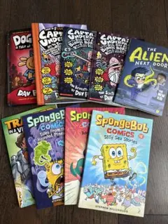 子供用洋書Captain Underpants,SpongeBob Comics