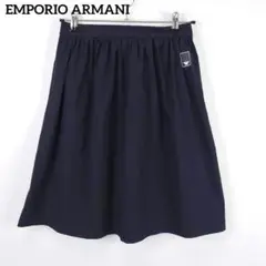 美品☆エンポリオアルマーニ スカート 38 ナイロン風 軽量 スポーツミックス