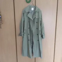 Samansa Mos2 オリーブグリーン ロングコート