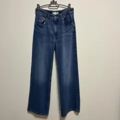 H&M ワイドハイデニム デニムブルー 38サイズ