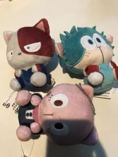 僕のヒーローアカデミア　ヒロアカ　アニマルぬいぐるみ　3個セット②