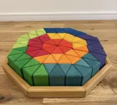 グリムス GRIMM'S にじのオクタゴン（大）GM43280 積み木