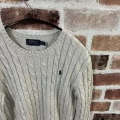 超美品❗️ポロ　ラルフローレン ケーブルニット　セーター❗️
