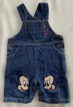 DISNEY BABIES ミッキーマウスのデニムオーバーオール　80