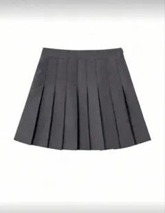 SHEIN 無地柄 プリーツ ミニスカート
