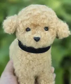 らっきーさま専用 羊毛フェルト「リアルで可愛いワンちゃん」+額飾り